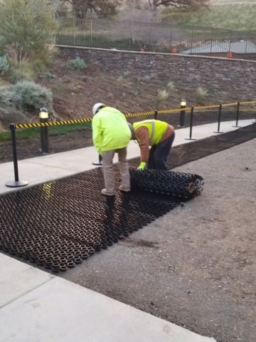 Installing EZ-Roll Grass Pavers